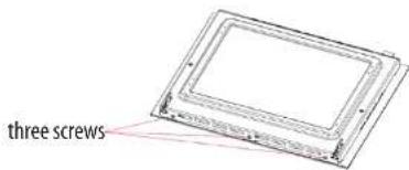 SABA OMP7324BLA - Remove and install the door - 2