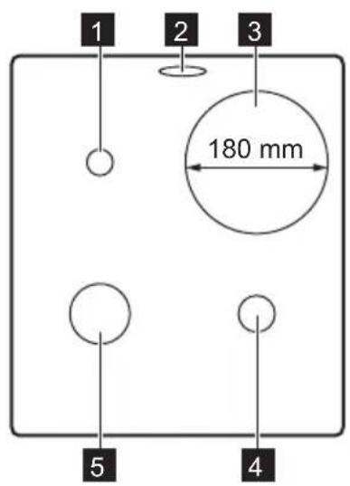 ELECTROLUX LKM624255K - Disposition de la surface de cuisson - 1
