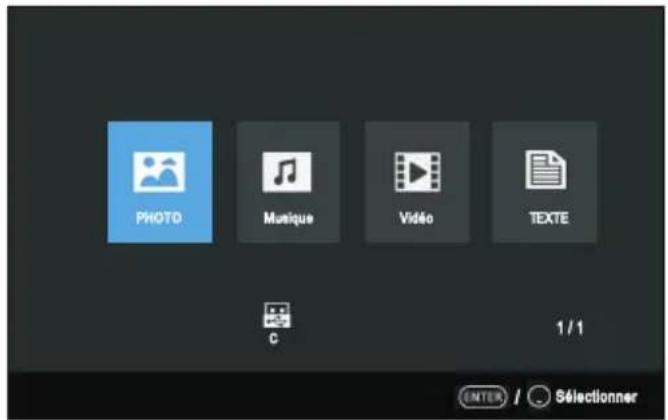 SABA SB24HD242W - Utiliser les menus - 1