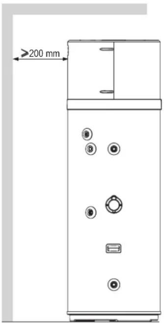 COINTRA OASIS 200 HT - Predisposition del lugar de instalación - 1