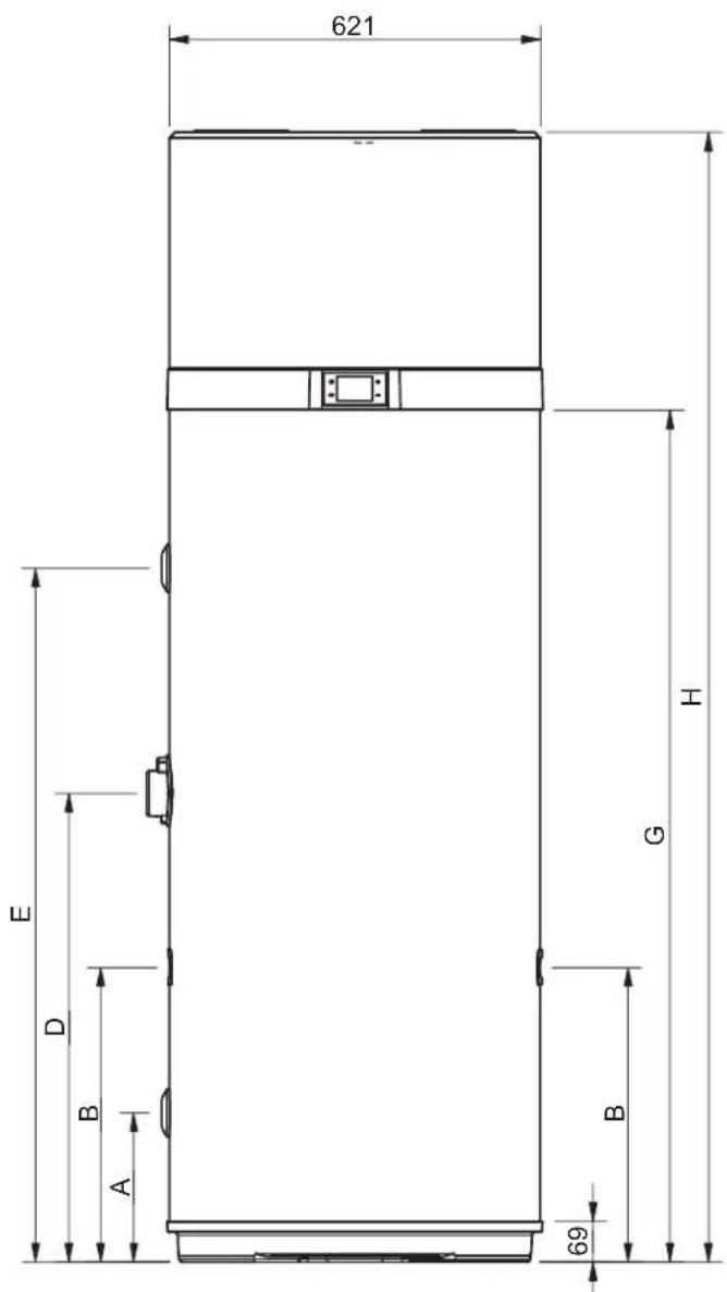 COINTRA OASIS 200 HT - Dados dimensionais - 1