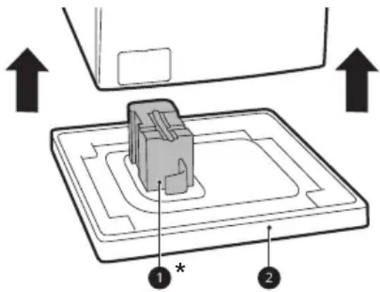 LG F2DR5S09A1W - Aixecar l'aparell de la base d'escuma - 1