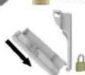 Sauermann KP 320 - Support mural anti-vol avec cadenas - 2