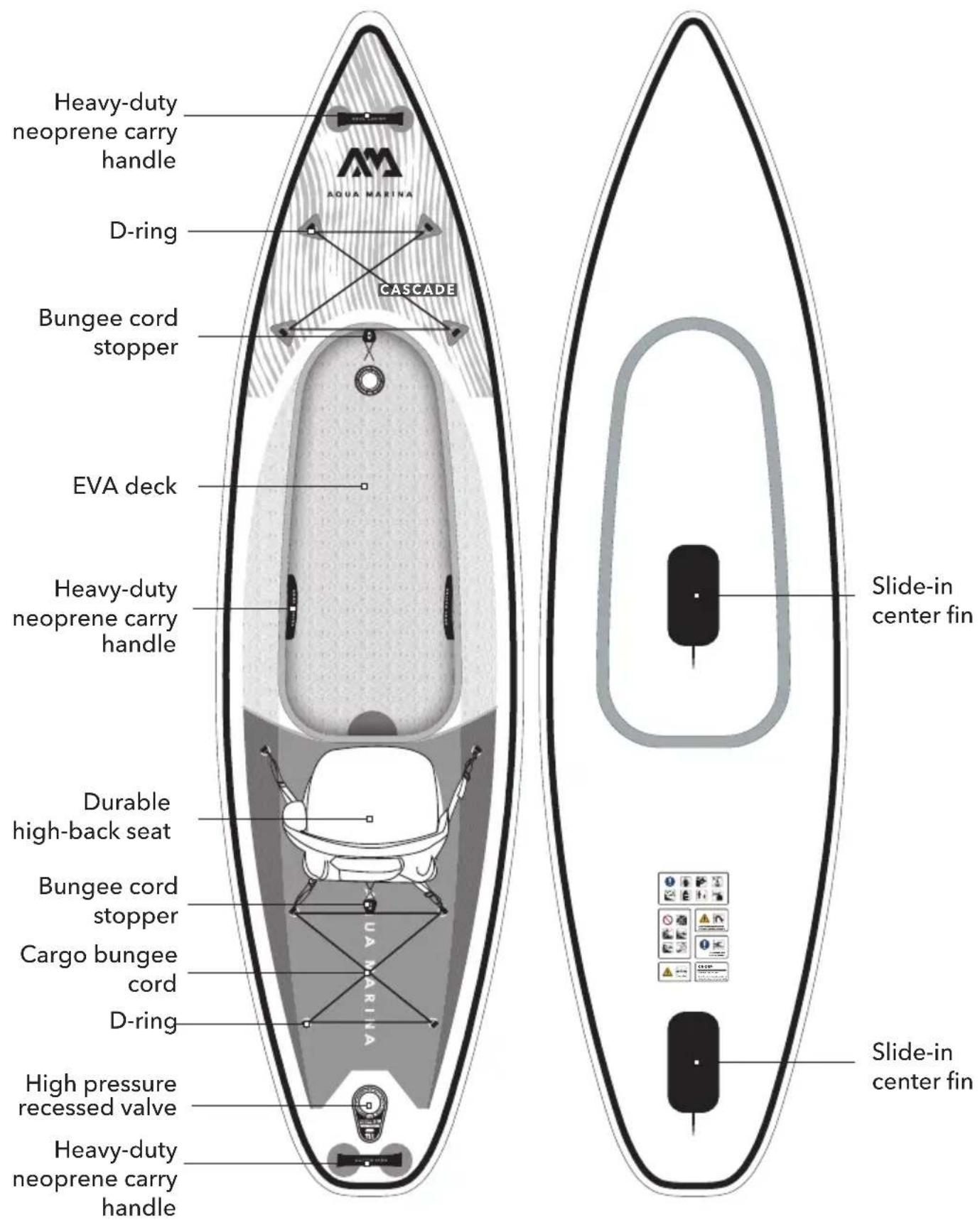 Aqua Marina Cascade - PRODUCT SERIAL NUMBER - 1