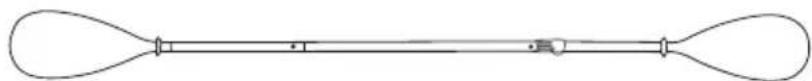 Aqua Marina Cascade - PADDLE ASSEMBLY - 9