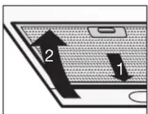 Atag WO60211BM - Reinstalling filter cassette - 1