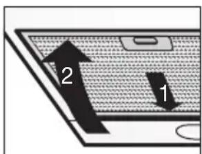 Atag WO60211BM - Filtercassette terugplaatsen - 1