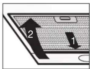 Atag WO60211BM - Filterkassette wieder einsetzen - 1