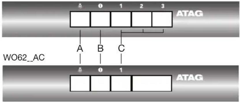 Atag WO60211BM - Bediening - 1