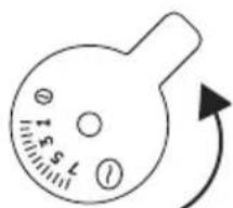 ELECTROLUX KBC95T - Position du cadran Recommandé pour... - 2