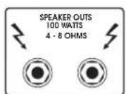 HUGHES & KETTNER WARP 112 - SPEAKER OUTPUTS: - 1