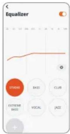 Equalizer STUDIO BASS CLUB EXTREME BASS VOCAL JAZZ