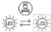 HAIER HWS205GGEH1 - Substituir a lampada LED - 1