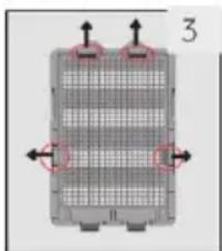 HAIER HWS205GGEH1 - Sostituzione del filtro - 3