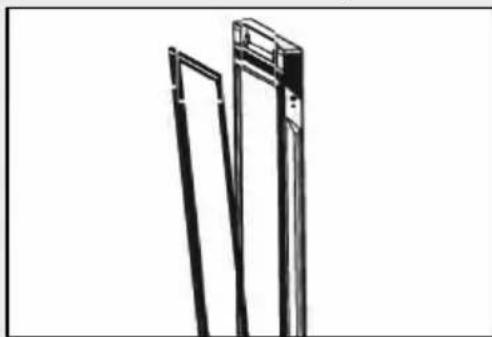 HAIER HWS205GGEH1 - Nettoyez le joint de la porte : - 1