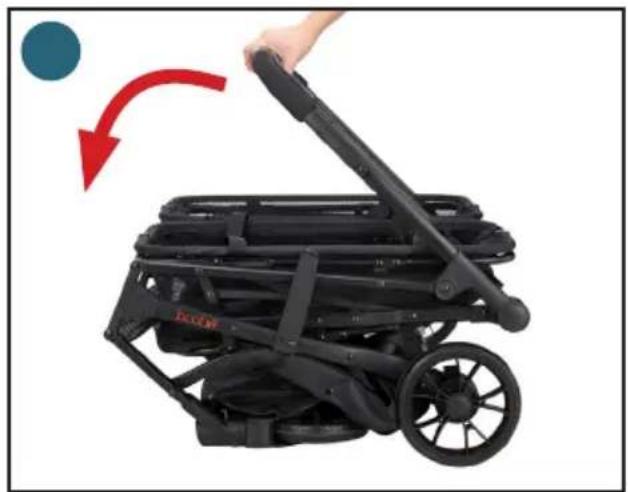 Joovy Boot X2 - Pliage du Panier de Magasinage - 2