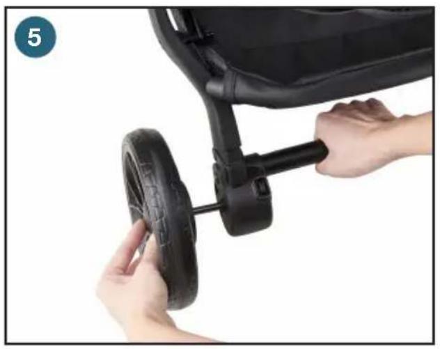 Joovy Boot X2 - Installing/Removing the Rear Wheels - 1