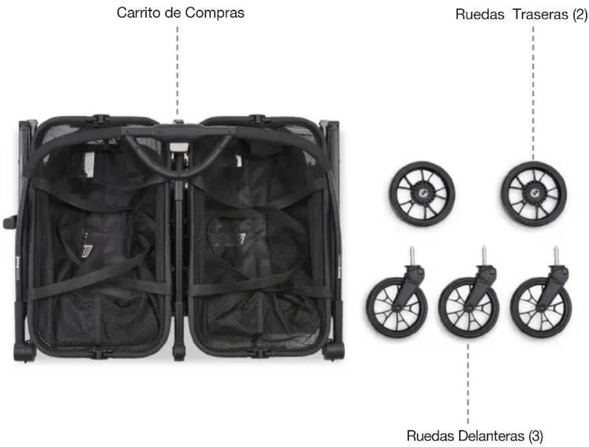 Joovy Boot X2 - Lista de Piezas - 1