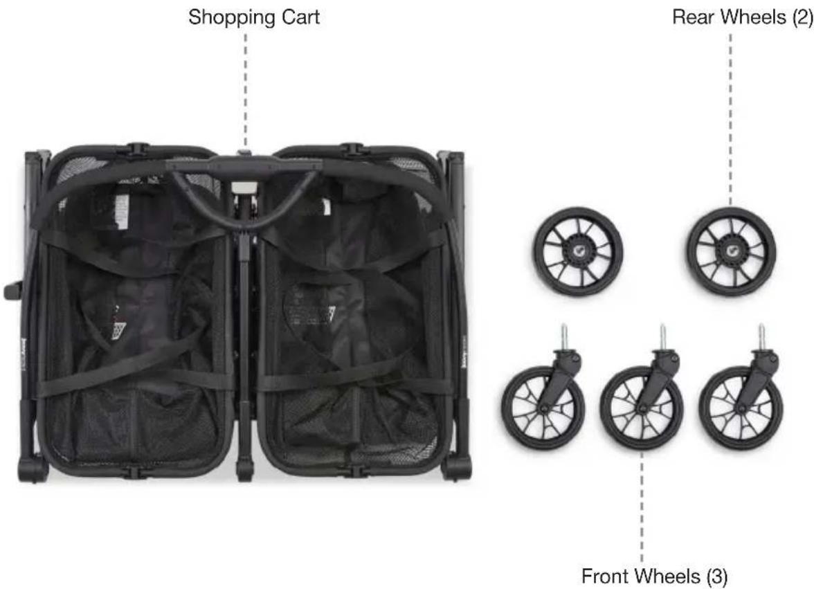 Joovy Boot X2 - Parts List - 1