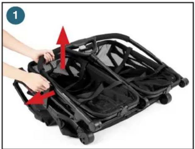 Joovy Boot X2 - 警告:ヨットンカトを開く際は、予子さんだそばい。ないようにてくだき。ヨットンカトを開いる時は、必む口クさてるか確かてくだき。その行為によて、ヨットンカトが突然つむるとを防ことがてきま�。ヨドンカトを開く際には、指を挟まないうにご注意くだき。 - 1