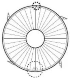 MIDEA MFS400M0APW0 - Installation de la grille avant - 1