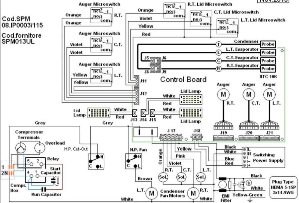 Crathco IPro 3E - SCHEMA ELETTRICO -WIRING DIAGRAM - 4