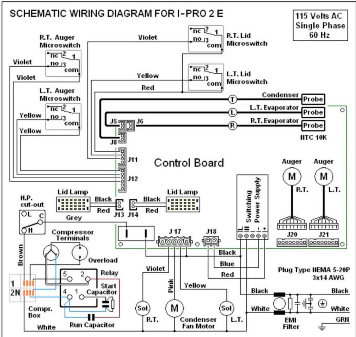 Crathco IPro 3E - SCHEMA ELETTRICO -WIRING DIAGRAM - 2