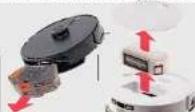 TRISA T Bot Plus 5000 - Prachová prihrádka a filtr\* | Portároló rekesz és szürö\* | Pregrada za prašinu i filter\* | Predal za prah in filter\* | Υποδοχέας σακούλας και φίλτρο\* - 1