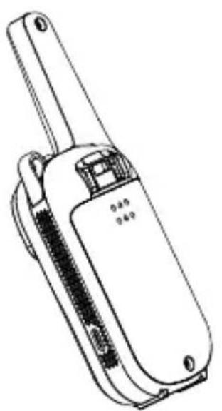 DECROSS DC43 - Installation der drei wiederaufladbaren 1.5V AAA Alkalien oder 1.2V AAA NiMH batterien - 1