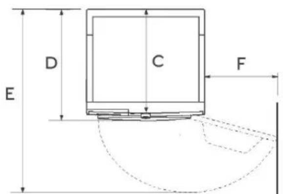 HAIER HD120E357U1 - Dimensions du produit - 2