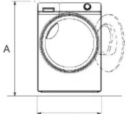 HAIER HD120E357U1 - Dimensions du produit - 1