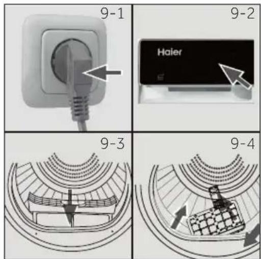HAIER HD120E357U1 - Prepare the appliance - 1