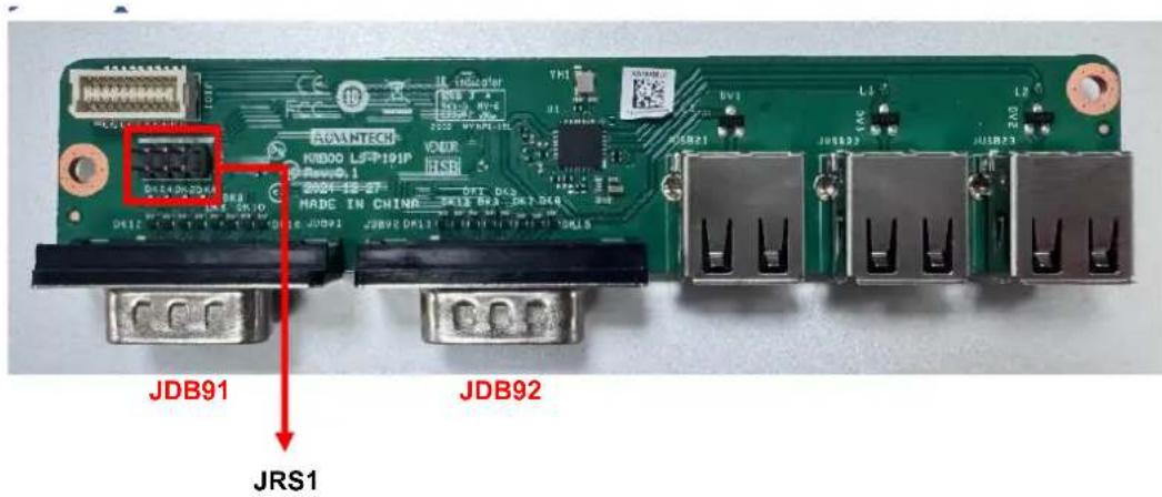 Advantech UBX010RC - COM Port Setting (Enhanced I/O model) - 1