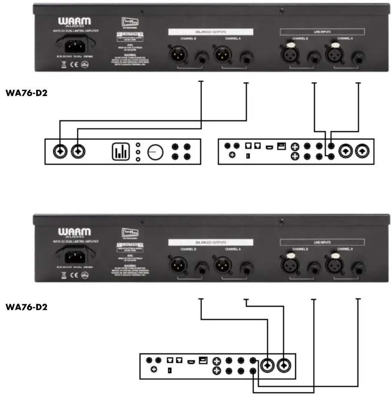 Warm Audio WA76D2 - Chaîne de signal audio de base - 1