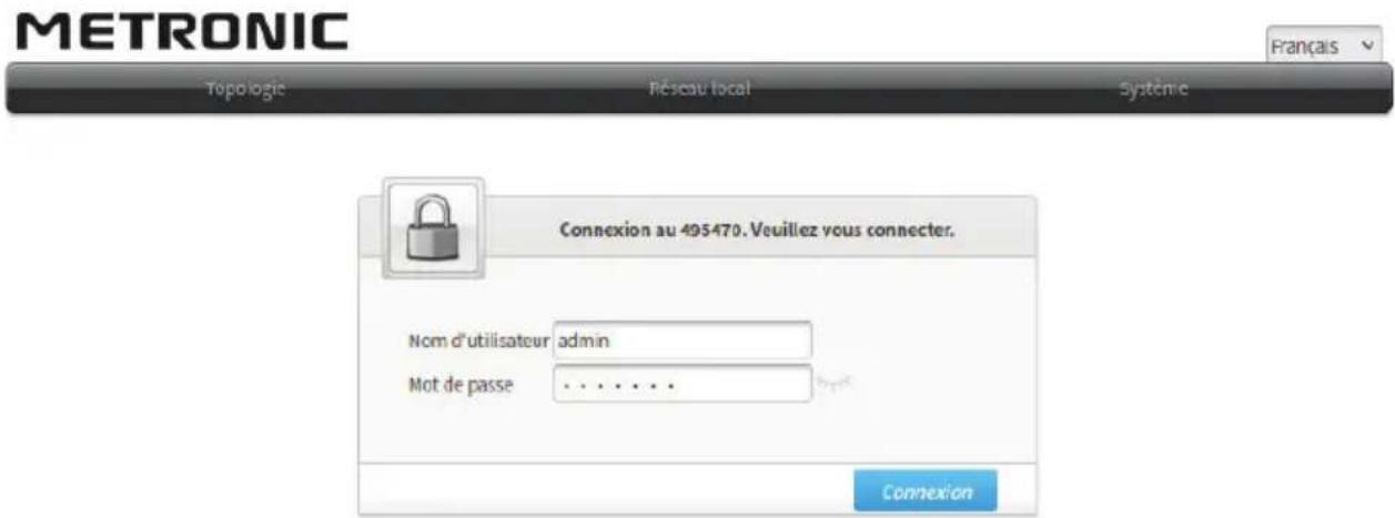 METRONIC 495470 - A - Primer acceso a la interfaz - 1