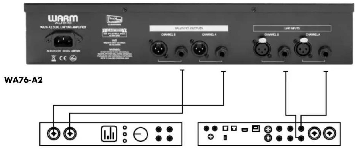 Warm Audio WA76A - Chaine de signal audio de base - 1