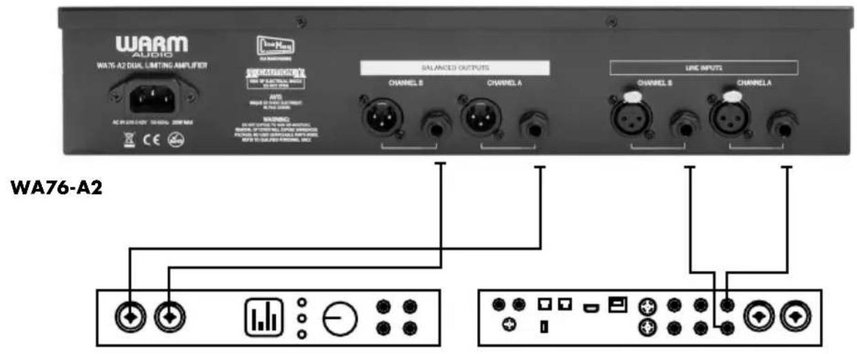 Warm Audio WA76A - Basic Audio Signal Chain - 1