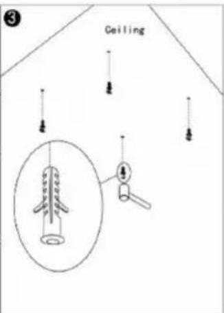 NEO tools 90106 - PLAFOND MONTAGE INSTRUCTIE - 1