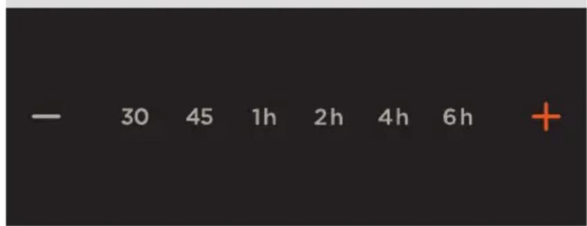 - 30 45 1h 2h 4h 6h + +