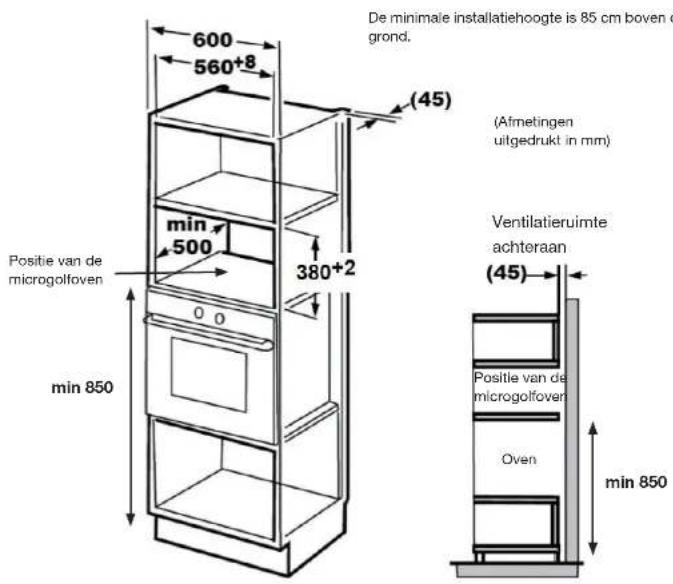 ESSENTIELB EMEG253n - Voorbeeld van aanbevolen inbouw - 2