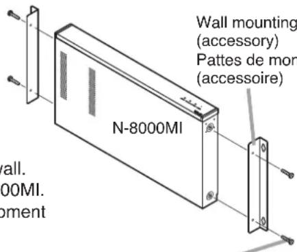 TOA N8000MI - CAUTION - 2