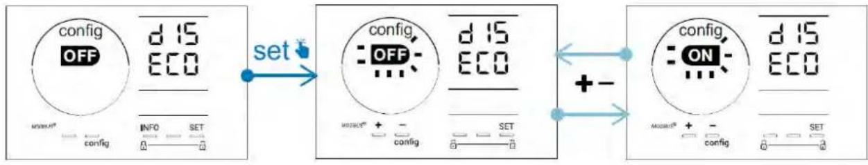 ZODIAC eXPERT pH - Modus energiebesparing van de gebruikersinterface - 1