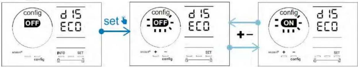 ZODIAC eXPERT pH - User interface energy saving mode - 1