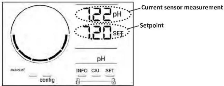 ZODIAC eXPERT pH - Configuring the pH setpoint - 1