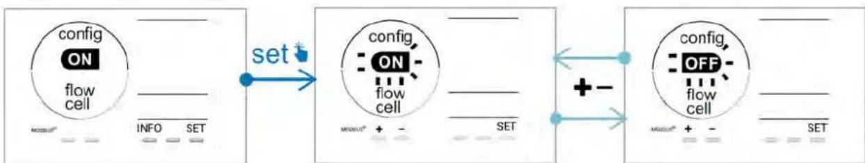 ZODIAC eXPERT pH - "Flow cell": Activating the gas sensor - 1