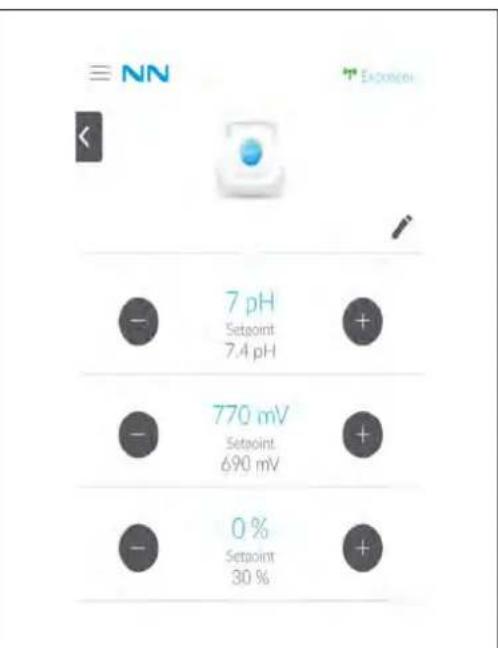 ZODIAC eXPERT pH - I Gebruik op afstand van het elektrolysetoestel via de applicatie NN - 3
