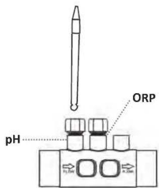 ZODIAC eXPERT pH - | Installing the sensors (pH & pH/ORP, depending on model) - 5