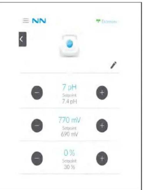 ZODIAC eXPERT pH - I Managing the chlorinator remotely with NN app - 3
