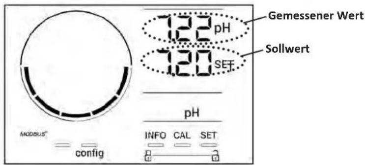ZODIAC eXPERT pH - Anzeige der Werte und Einstellung der Sollwerte - 2