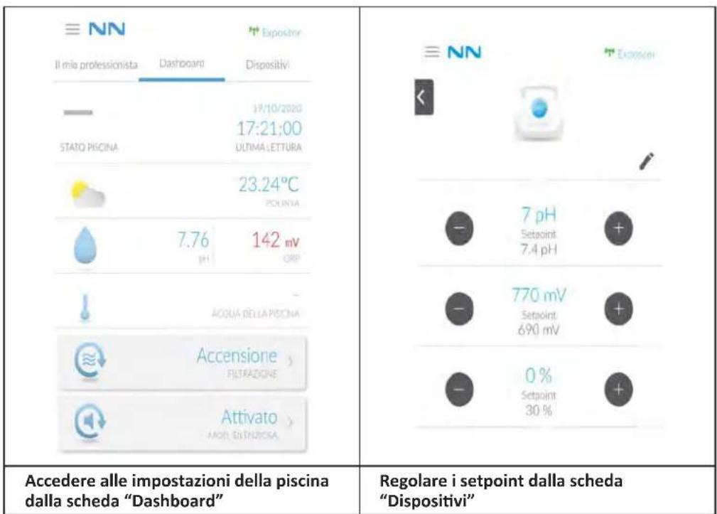 ZODIAC eXPERT pH - I Utilizzo a distance dello sterilizzatore attraverso l'applicazione NN - 2